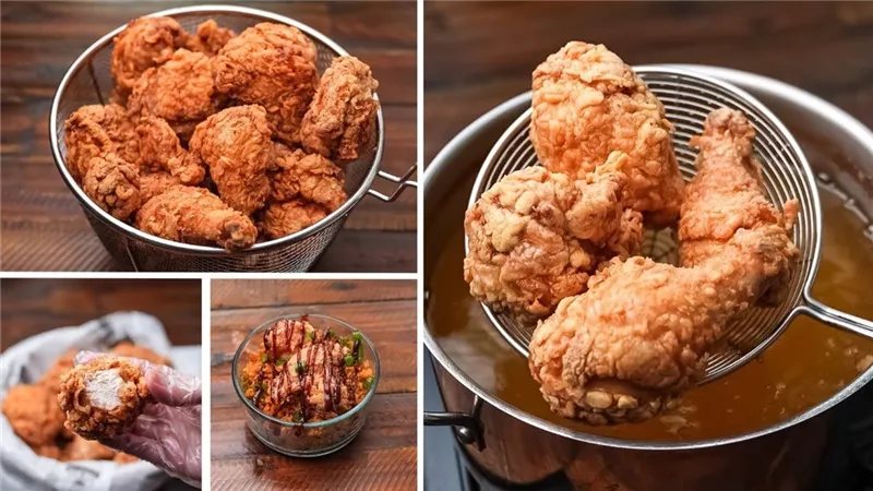 طريقة عمل البروستد في البيت مثل المطاعم بقرمشة ذهبية