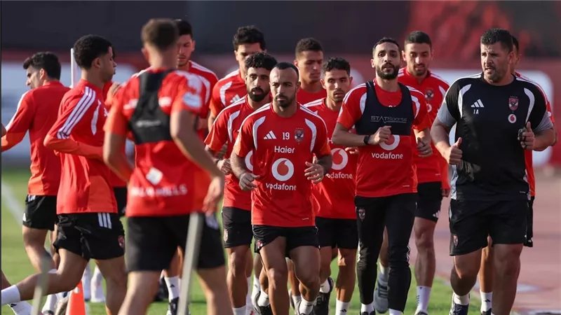 كواليس مران الأهلي استعدادا لمواجهة القناة في الدوري الممتاز (صور)