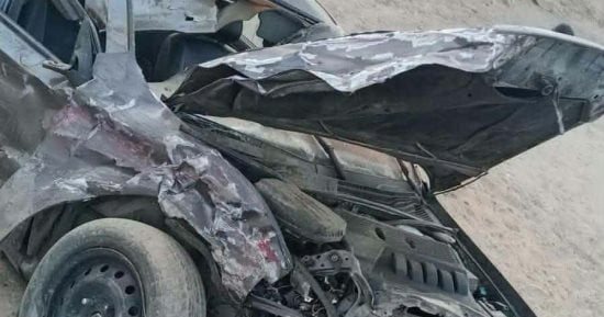 إصابة شاب وفتاة في تصادم توك توك وسيارة ملاكي بطريق جرجا برديس سوهاج