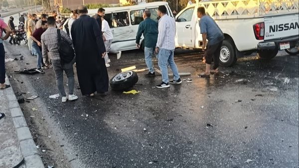 ارتفاع عدد ضحايا حادث الطريق الزراعي بالقليوبية لـ5 وفيات و12 مصابا