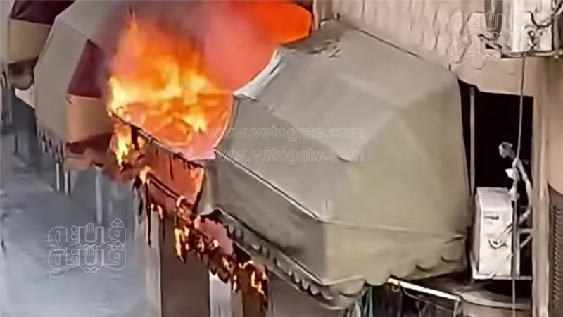 6 سيارات إطفاء تنقذ أسرة كاملة من حريق مروع بحي العرب (صور)