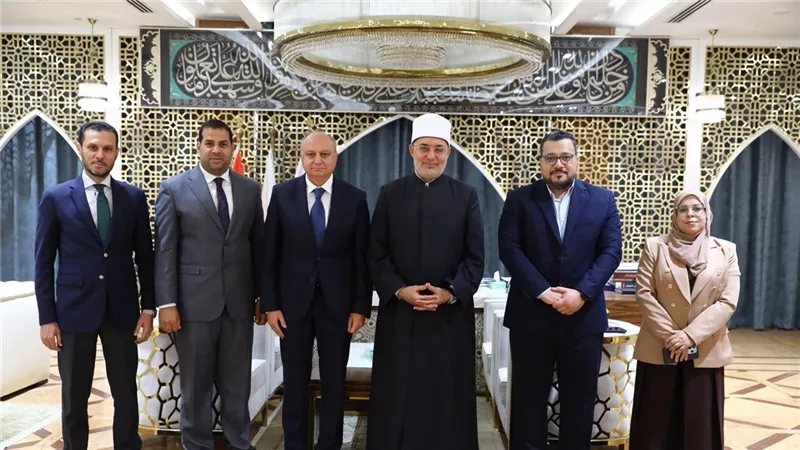 مفتي الجمهورية يستقبل رئيس جامعة النيل لبحث سُبل تعزيز التعاون المشترك