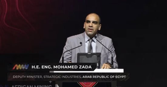 مساعد وزير الصناعة يلقى كلمة مصر فى افتتاح أسبوع التعدين الأفريقى 2026 بجنوب أفريقيا
