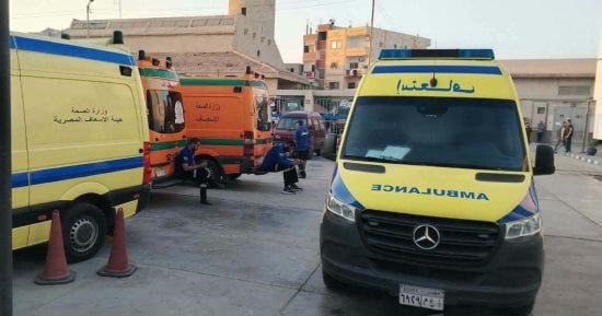 إصابة فردى أمن بنادى سبورتنج صدمتهما سيدة حاولت دخول منطقة غير مخصصة للزوار