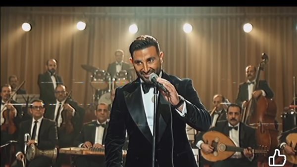 بمظهر كلاسيكي، أحمد سعد يشوق جمهوره لألبومه الجديد (فيديو)