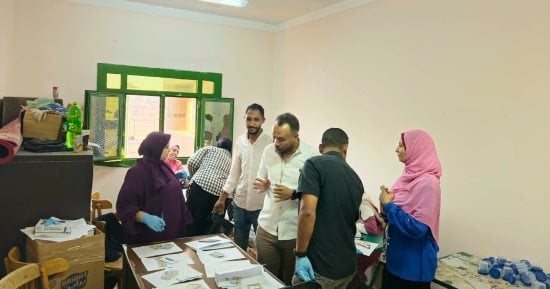 جامعة سوهاج تواصل إجراء تحاليل الكشف عن المخدرات لطالبات المدن الجامعية