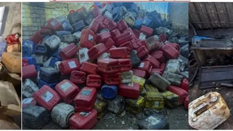 مخزن زيوت سيارات يتحول إلى وكر لغش المنتجات، ضبط 15 طن زيوت مجهولة المصدر بالشرقية