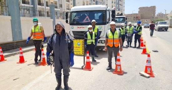 مياه سوهاج ترفع درجة الاستعداد لمواجهة الأمطار وجاهزية المعدات للتعامل مع الطوارئ