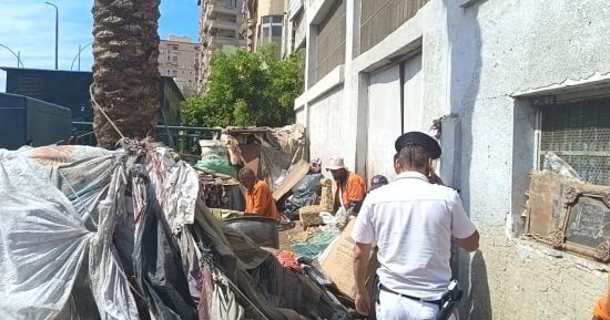 حملة أمنية مشتركة مع مديرية أمن الإسكندرية للحد من ظاهرة النباشين بحي وسط الإسكندرية
