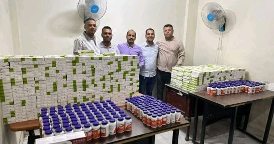 جمارك سفاجا تحبط محاولة تهريب أدوية ومكملات غذائية بمستحقات جمركية 3 ملايين جنيه