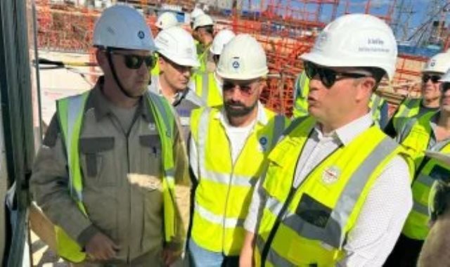 رئيس المحطات النووية يجرى جولة تفقدية لمتابعة الموقف التنفيذي بموقع بالضبعة