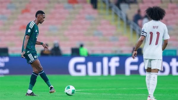 خليجي 27، تعادل سلبي بين السعودية وقطر في الشوط الأول