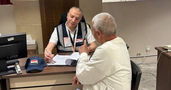 من المقار المميزة للرعاية الطبية.. خدمات متكاملة لضيوف الرحمن في حج القرعة
