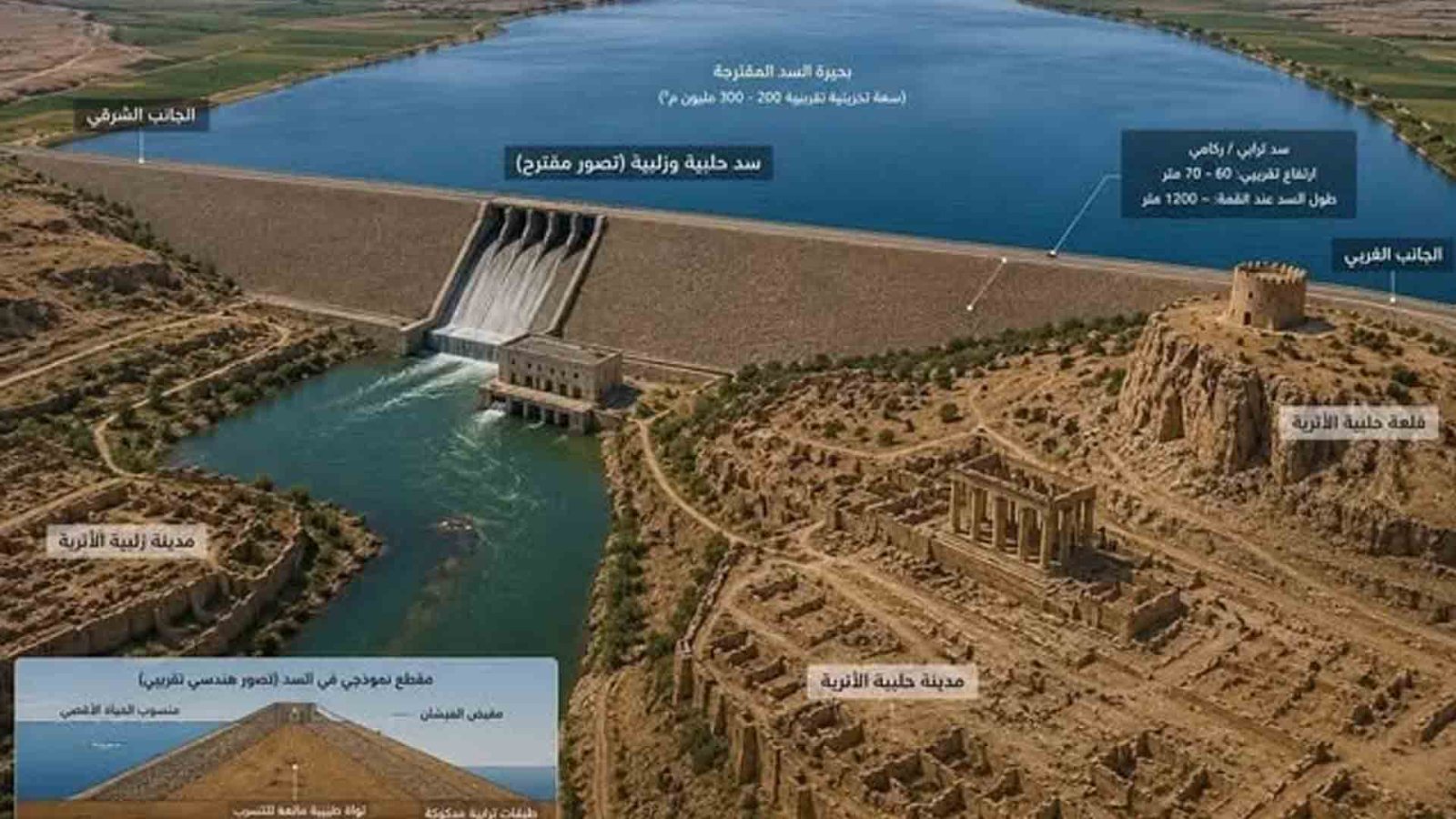 استجابة لما نشرته “الوطن”.. وزارة الطاقة تطلب عروضاً لإنشاء سد “حلبية زلبية” على نهر الفرات