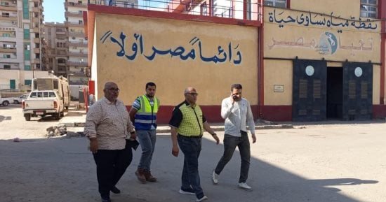 رئيس مياه الشرقية يتفقد محطة الزقازيق المرشحة ومأخذ المياه لمتابعة كفاءة التشغيل