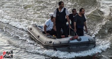 انتشال جثة شخص سقط من أعلى مركب نيلي بالحوامدية بعد مرور 3 أيام على غرقه