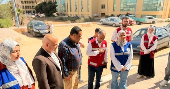الهلال الأحمر ينظم فعاليات Red Week فى جامعة العريش