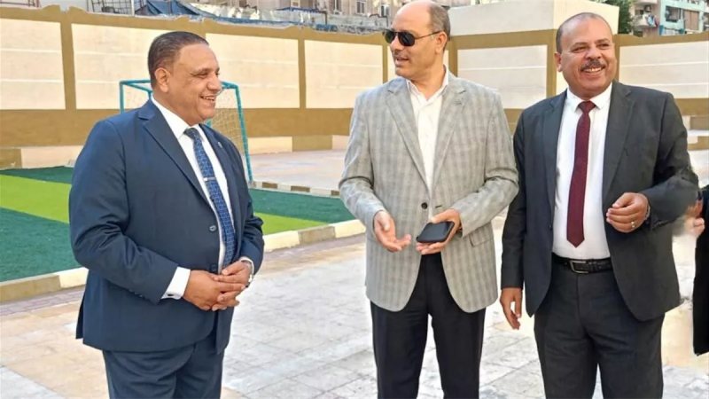 تعليم الإسكندرية يتفقد مدرسة عزيز أباظة الابتدائية بمنتزه ثانٍ