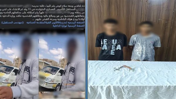 تهديد بسلاح أبيض وسرقة أموال طالب في أكتوبر.. ضبط شخصين واستعادة المبلغ