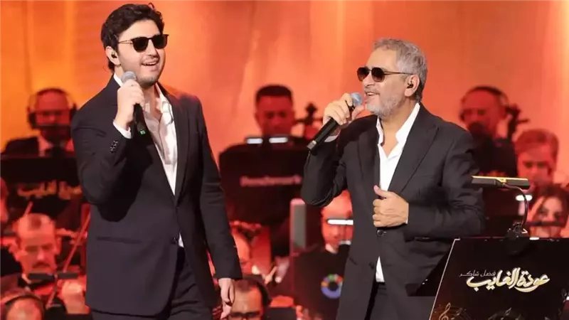 عودة الغايب، فضل شاكر يرد الجميل لسعد لمجرد من موسم الرياض (فيديو)