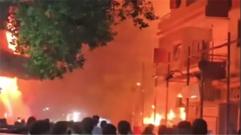 التحفظ على مالك محل حواوشي حدائق القبة المحترق