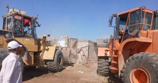 استرداد 180 فدانا ومزرعة دواجن بـ 3 مليارات جنيه فى مدينة بنى سويف الجديدة