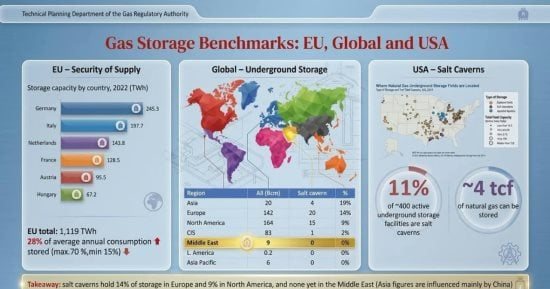 جهاز تنظيم سوق الغاز يشارك بإيجبس2027 ببحثين حول الهيدروجين وتخزين الغاز تحت الأرض