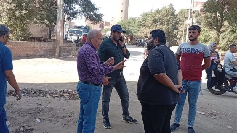متابعات ميدانية بطريق "طوخ– شبين القناطر" لإنهاء أعمال البنية التحتية تمهيدا للرصف