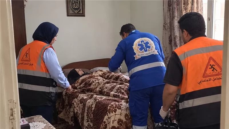التضامن تنقذ مسنة تعرضت للعنف على يد ابنها بالإسماعيلية وتنقلها لدور رعاية