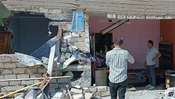 إصابة شخص في انفجار بسبب تسرب غاز داخل شقة بالمنيا