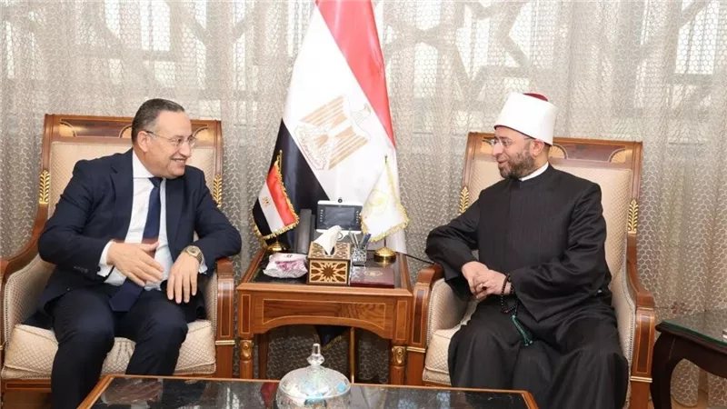 وزيرا الأوقاف والتعليم العالي يبحثان توظيف البحث العلمي في تطوير الخطاب الدعوي
