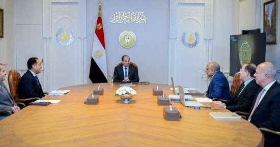 فخامة الرئيس السيسى يشدد على تحقيق الاستخدام الأمثل للموارد الطبيعية