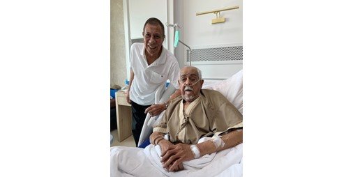 الهزيم «أموره طيبة» في رحلة علاجه