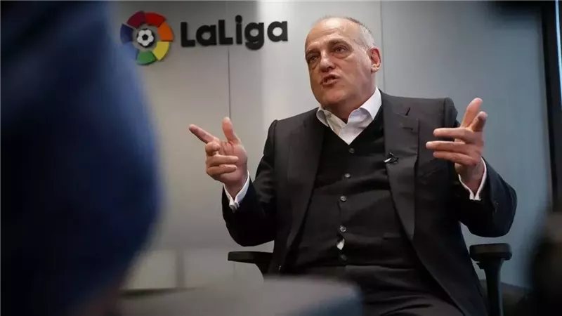 إحالة تيباس رئيس رابطة الليجا للمحكمة بعد تصريحاته عن ريال مدريد