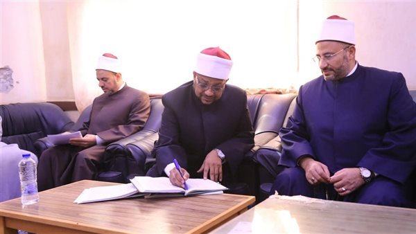 أمين البحوث الإسلامية ومساعديه يتفقدون منطقة وعظ شمال سيناء