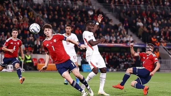 دوري الأمم الأوروبية، إنجلترا تتقدم على التشيك بثنائية في الشوط الأول