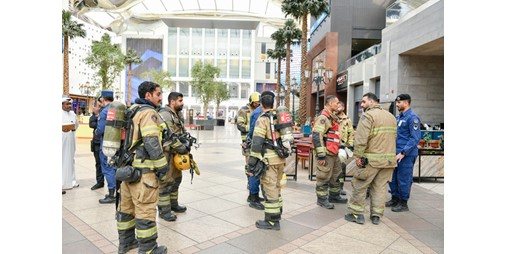 «الأفنيوز» يجري التدريب السنوي للإخلاء الوهمي