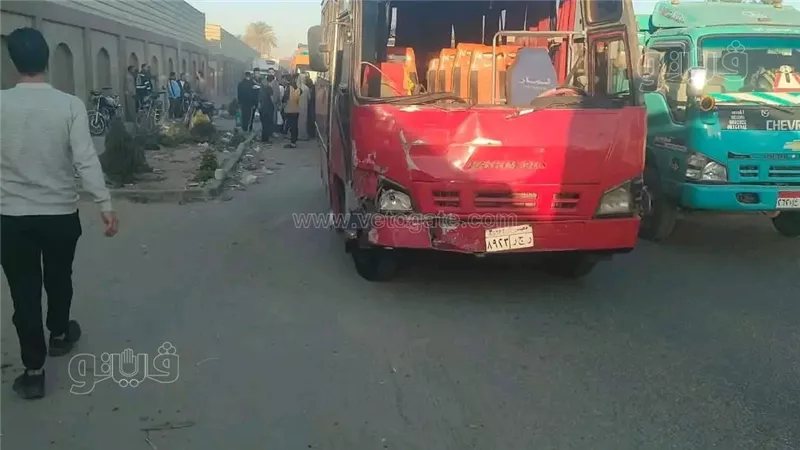 إصابة 10 أشخاص في حادث تصادم على طريق بلبيس الصحراوي بالشرقية