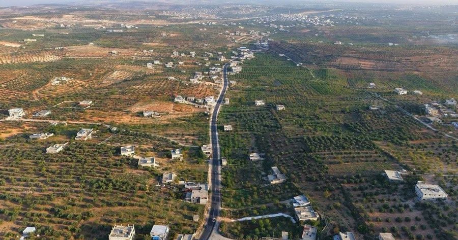 انتهاء أعمال تأهيل طريق كفرنبل- أورم الجوز الحيوي جنوب إدلب