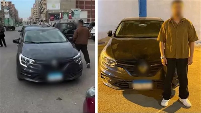 السير عكس الاتجاه والاعتداء على صيدلي بالسب في البحيرة، ضبط قائد سيارة بكفر الدوار