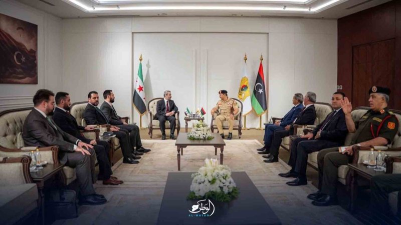 الشيباني يبحث مع قائد الجيش في بنغازي الليبية تعزيز التعاون في الملفات المشتركة