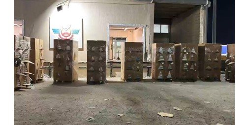 بالفيديو.. إحباط تهريب 53.314 كرز سجائر كـ«أطباق ألمنيوم»