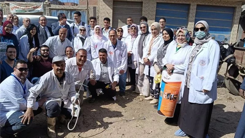 بيطري الشرقية: خدمات للعلاج والتحصين والرش لـ 14 ألف رأس ماشية وطائر