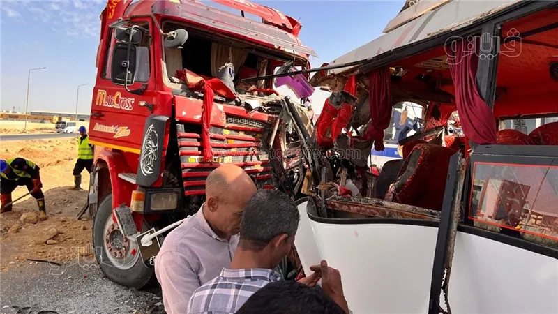 جثتان و42 مصابًا، أسماء ضحايا حادث أتوبيس الطالبات الجامعيات ببني سويف