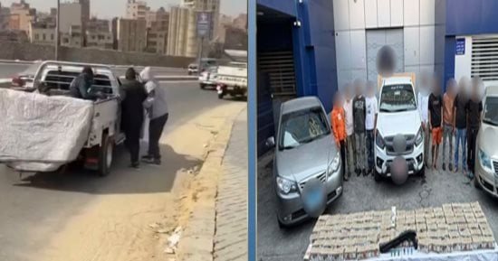 حبس 9 متهمين بسرقة 10 ملايين جنيه فى المقطم