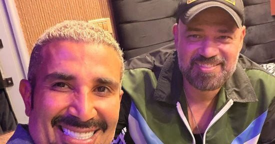 كواليس مليئة بالبهجة.. أحمد سعد يتعاون مع خالد تاج الدين فى أغنية جديدة