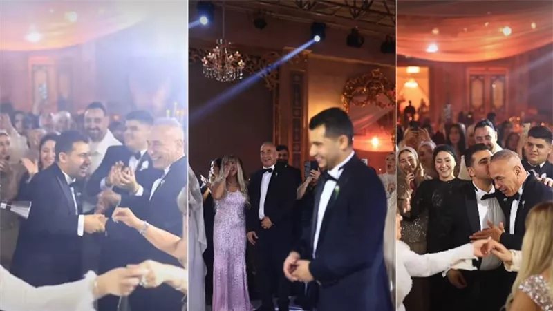 الفرحة مش سايعاها، شاهد ماذا فعلت زوجة إبراهيم حسن في حفل زفاف نجلها