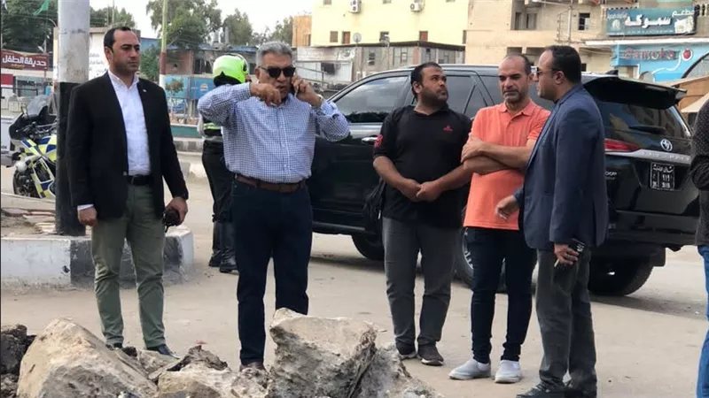 محافظ الدقهلية يتابع أعمال تطوير شارع الجيش والمركز التكنولوجي في شربين
