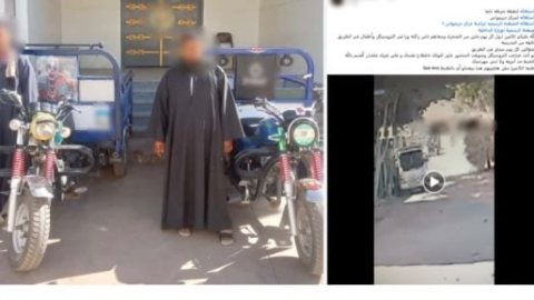 ضبط سائقي "تروسيكل" عرّضا حياة المواطنين للخطر بالمنيا