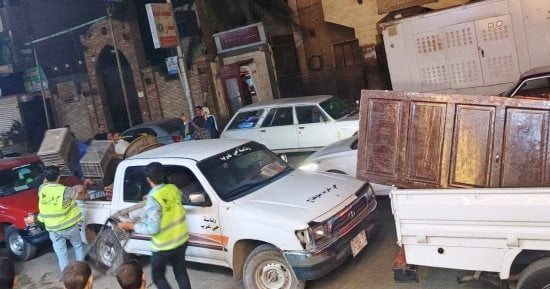 حملة مكبرة بحي غرب سوهاج ترفع 70 حالة إشغال من الشوارع والميادين